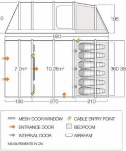 Vango Azura II Air 600 XL