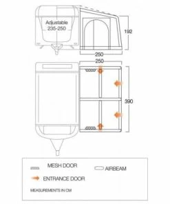 Awnings Vango Balletto Air 390 Elements Shield (2022)