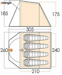 Vango Bute 400 Groundsheet Protector Tent Accessories