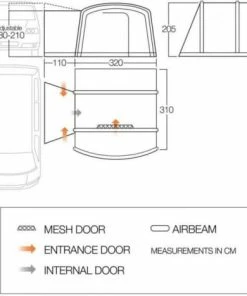 Awnings Vango Cove II Air Low (2022)