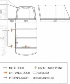 Awnings Vango Galli III Air Tall (2022)
