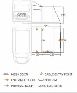 Awnings Vango Kela V Air Tall (2022)