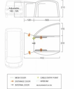 Awnings Vango Magra Air VW (2022)