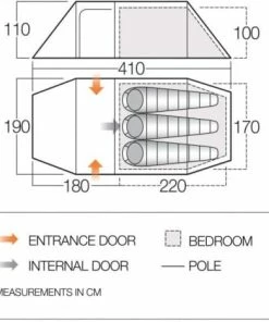PJ Outdoors Vango Scafell 300+ (2022) Tents
