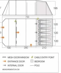PJ Outdoors Vango Stargrove II 600XL (2022) Tents