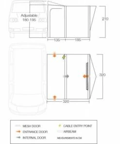 Drive Away Awnings Vango Tolga Air VW Drive Away Awning