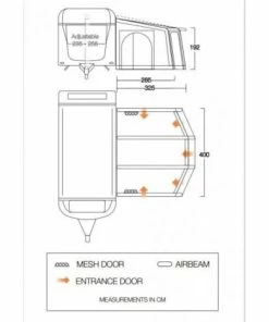 Awnings Vango Tuscany Air 400 Elements ProShield (2022)