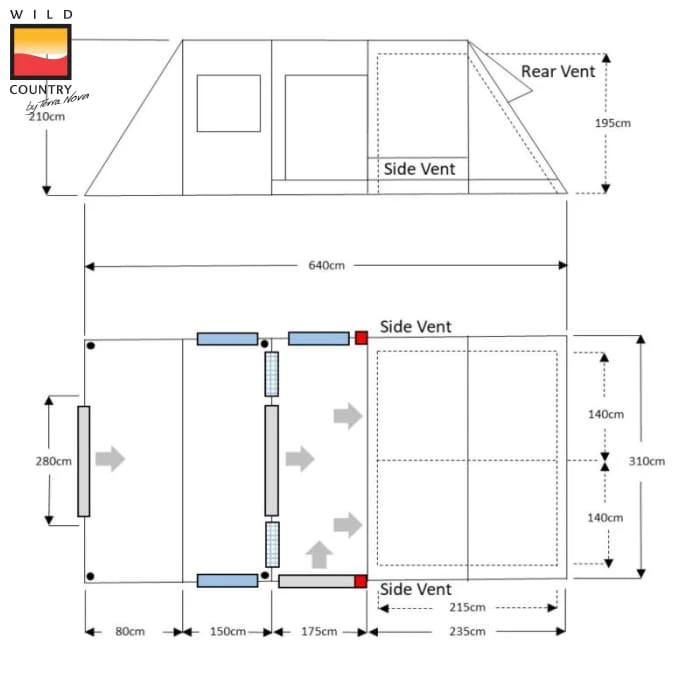 Tents Wild Country Zonda 4 EP Package