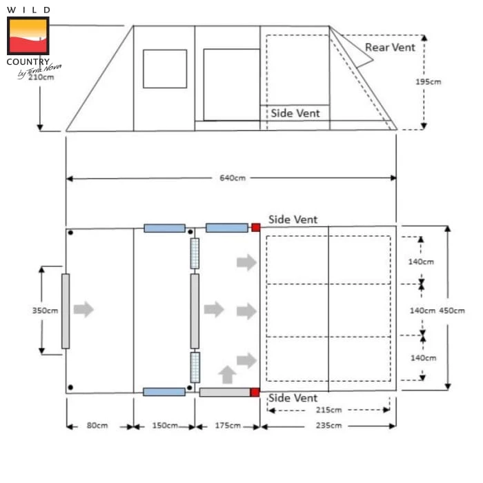 Wild Country Zonda 6 EP Package Tents